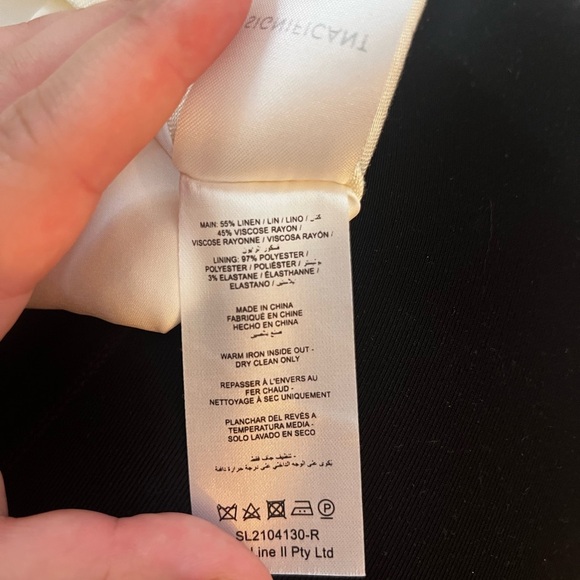 Significant Other Lola Batwing Sleeve Plunging Neckline Dress Size 8 - Picture 7 of 7